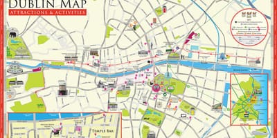 Քարտեզ վայրերի Դուբլինում