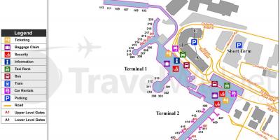 Քարտեզ օդանավակայան Դուբլին