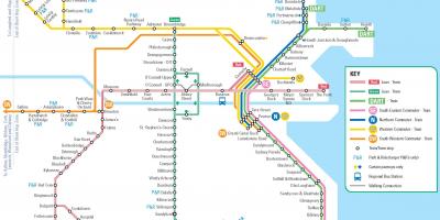 Քարտեզ Դուբլին երկաթուղային вокзалов